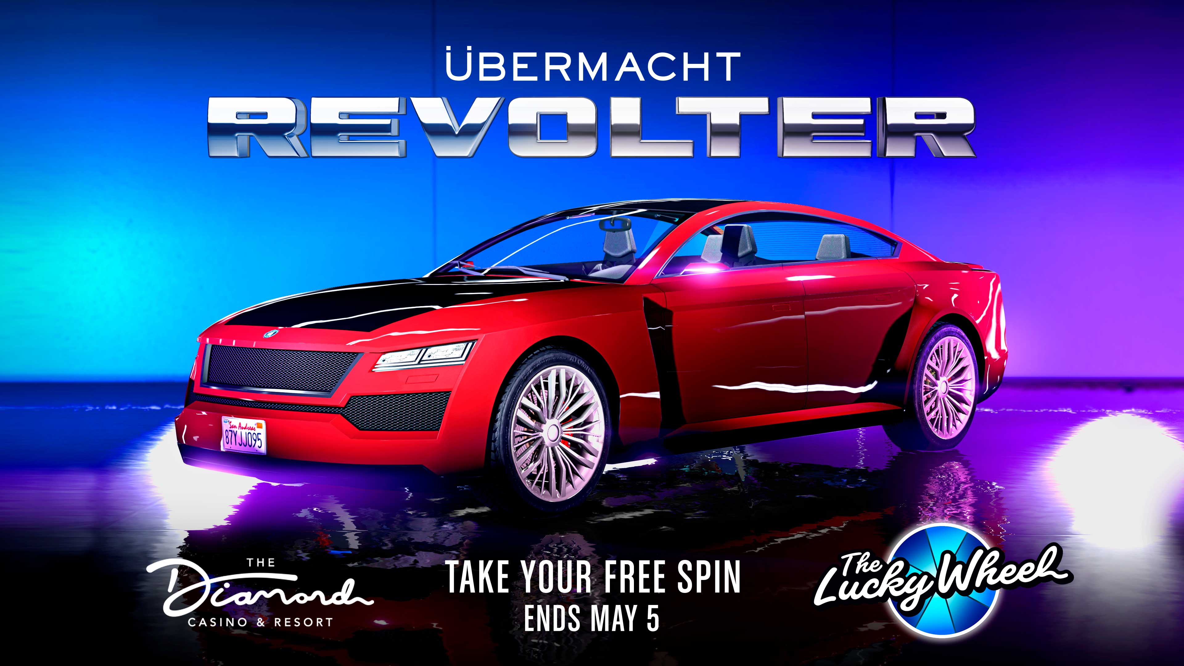GTA Online Weekly Update: Übermacht Revolter pódium kocsi (Lucky Whee szerencsekerék) GTA Online Weekly Update: Übermacht Revolter pódium kocsi (Lucky Whee szerencsekerék)