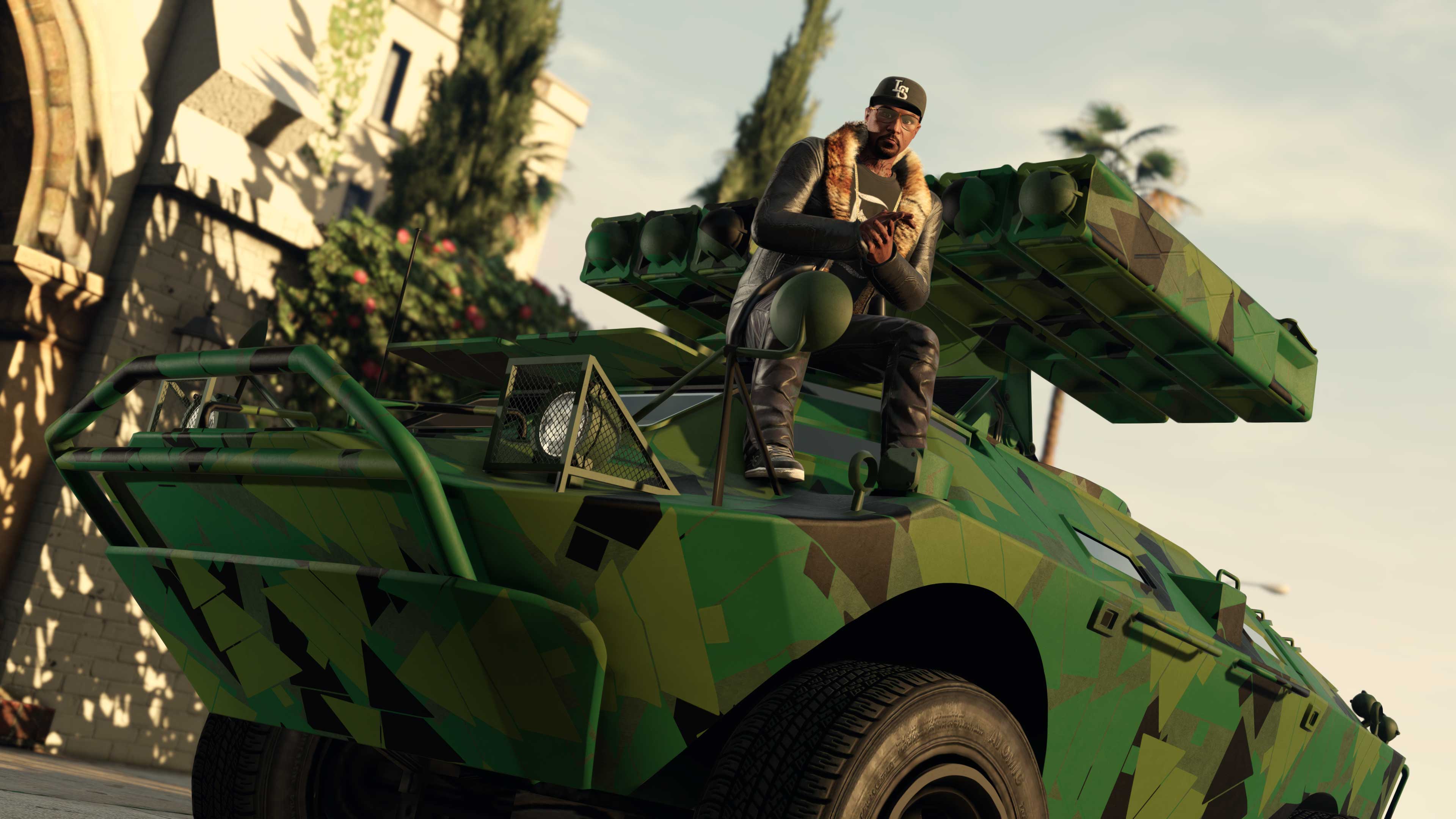 GTA Online Weekly Update: Zöld terepmintás festés (Tree Camo Livery) HVY APC tankhoz