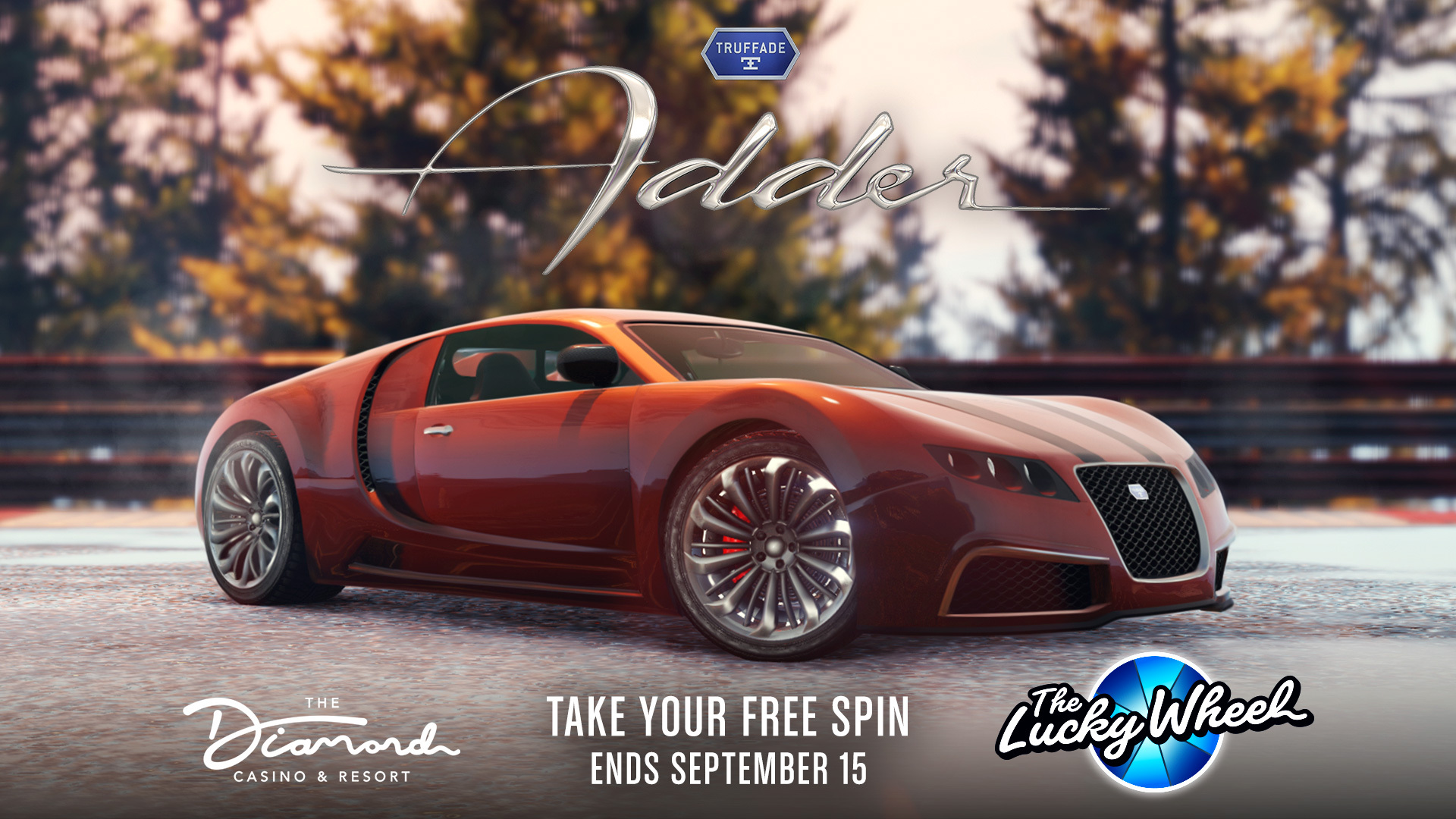 GTA Online Podium Lucky Wheel kocsi: Truffade Adder
