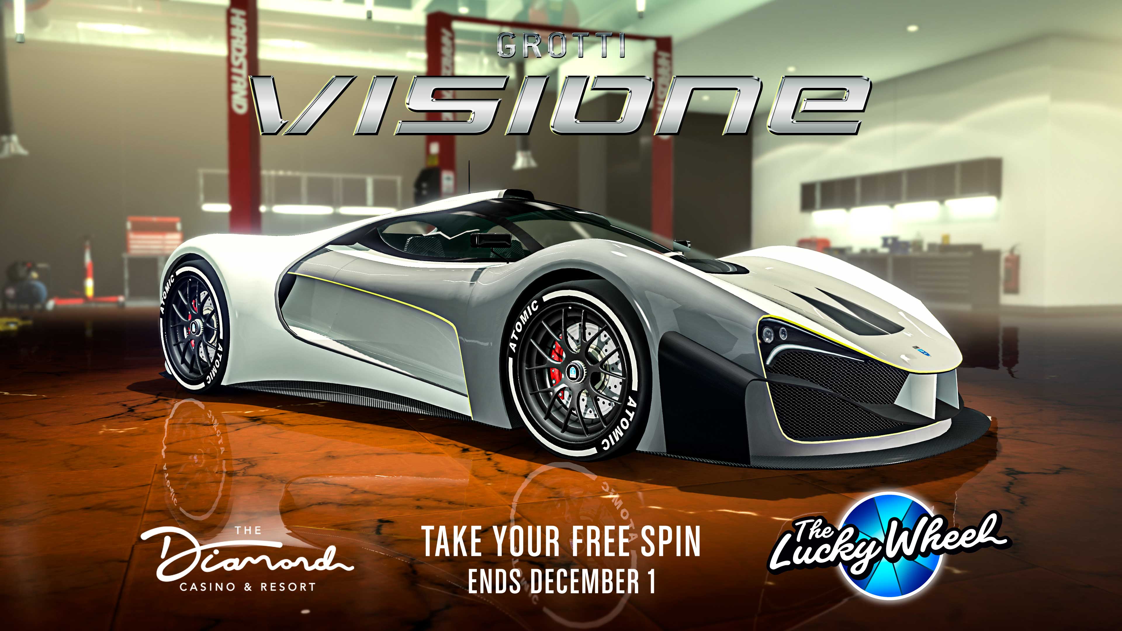 GTA Online Podium Lucky Wheel kocsi: Grotti Visione