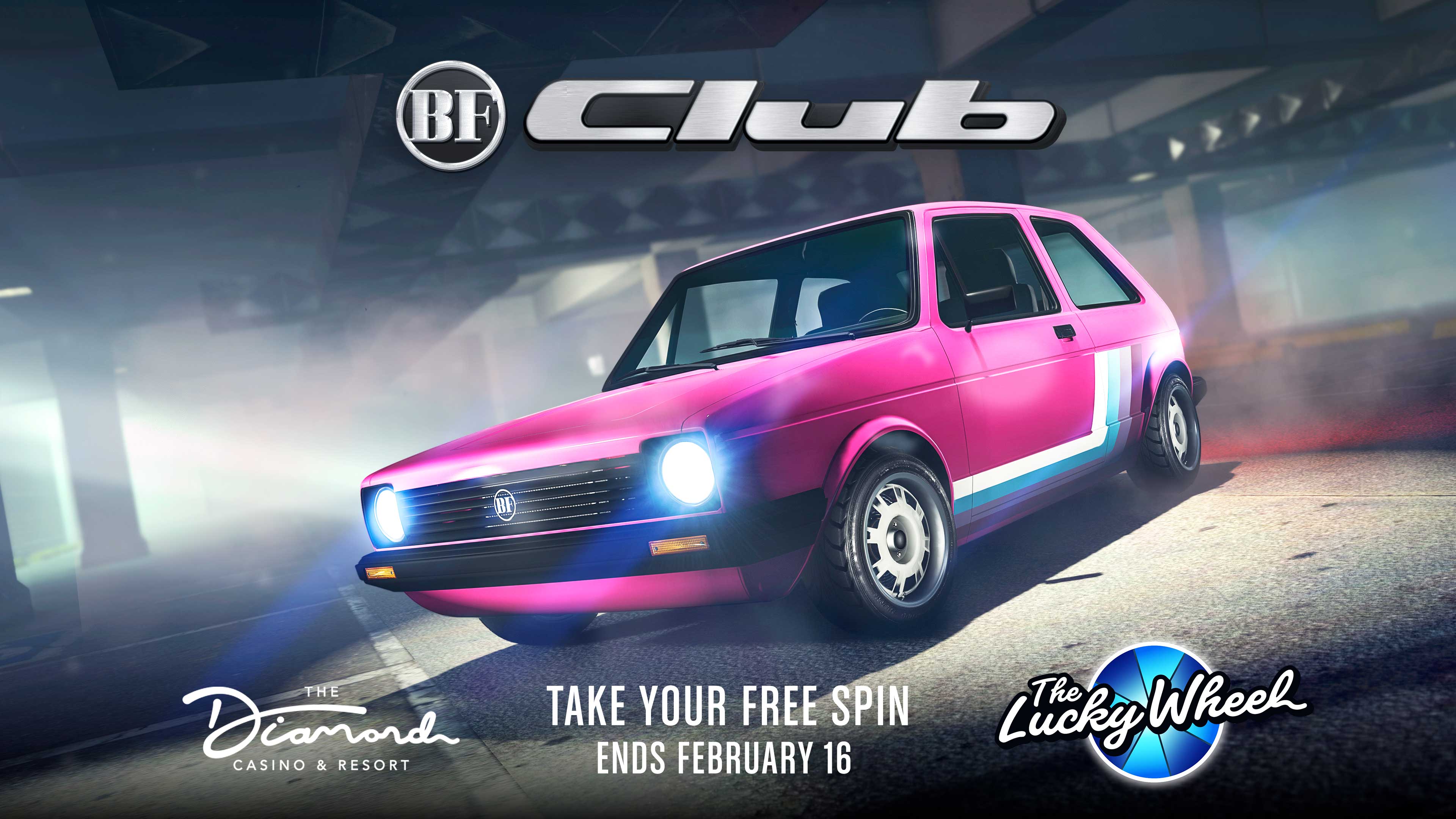 GTA Online Podium Lucky Wheel kocsi: BF Club