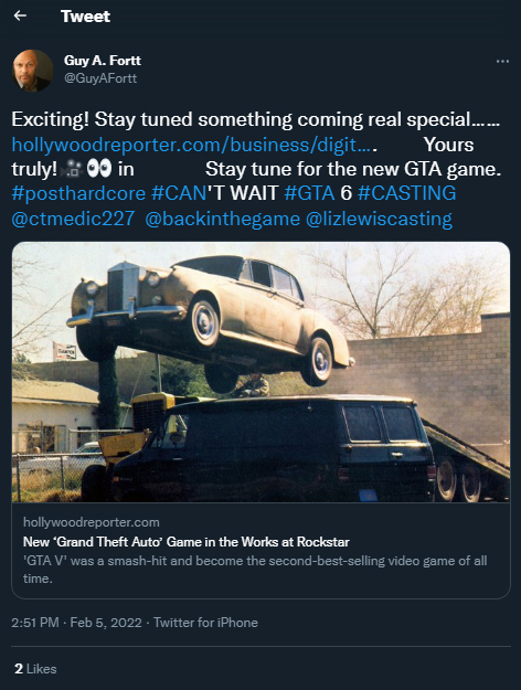 GTA6 leak - Guy A. Fortt