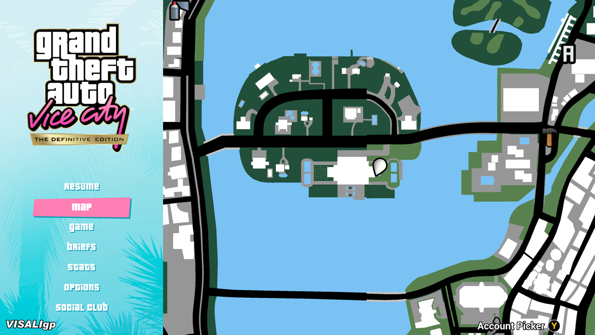 GTA Vice City DE map bug