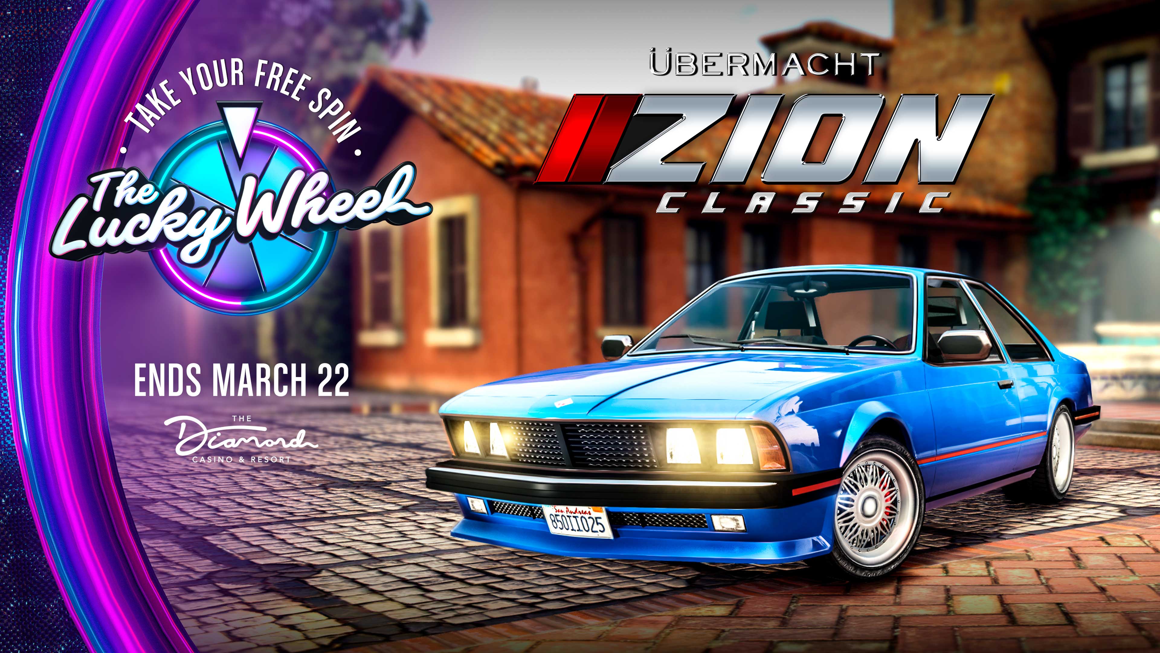 GTA Online Podium Lucky Wheel kocsi: Übermacht Zion Classic