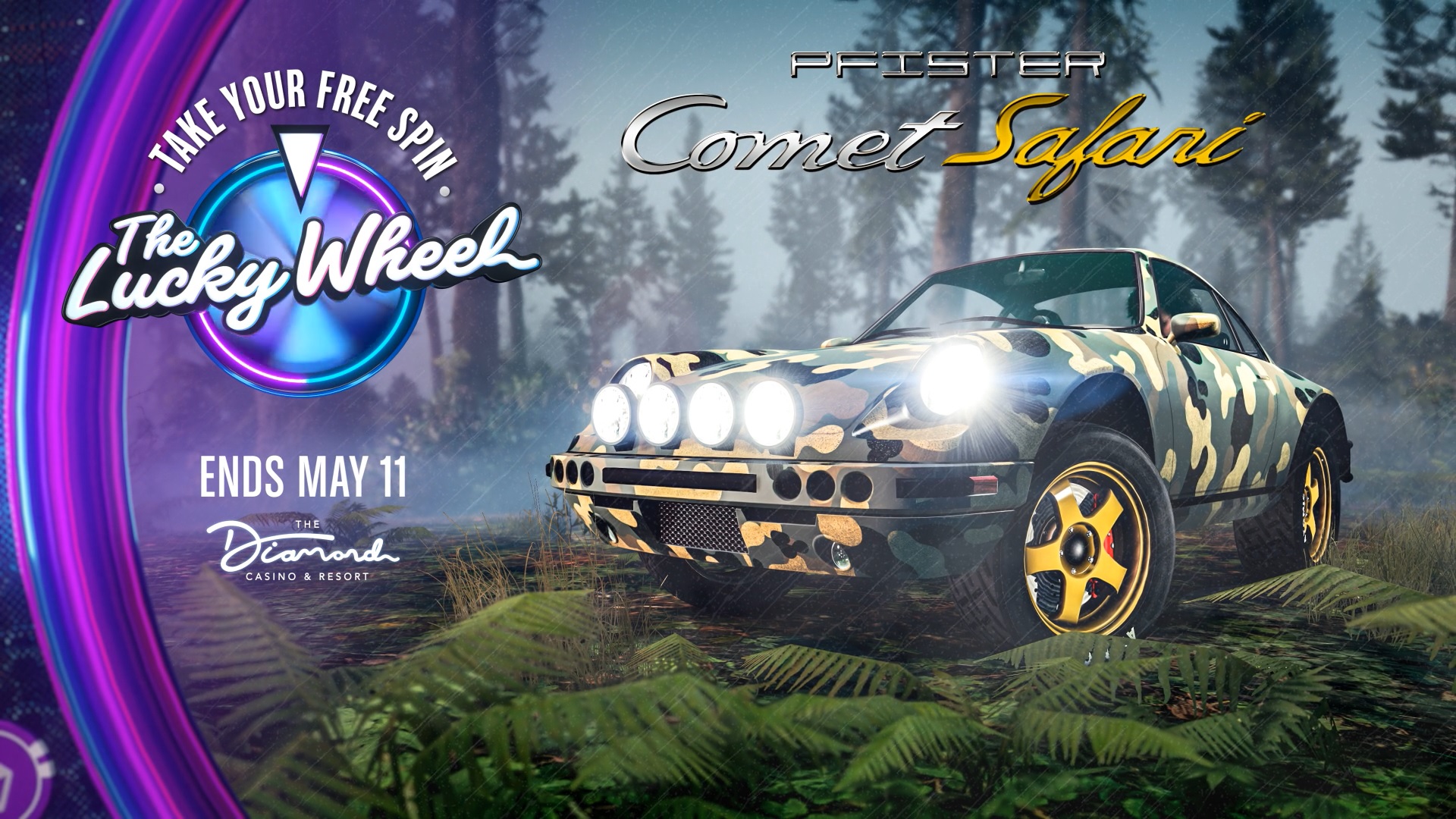 GTA Online Podium Lucky Wheel kocsi: Pfister Comet Safari