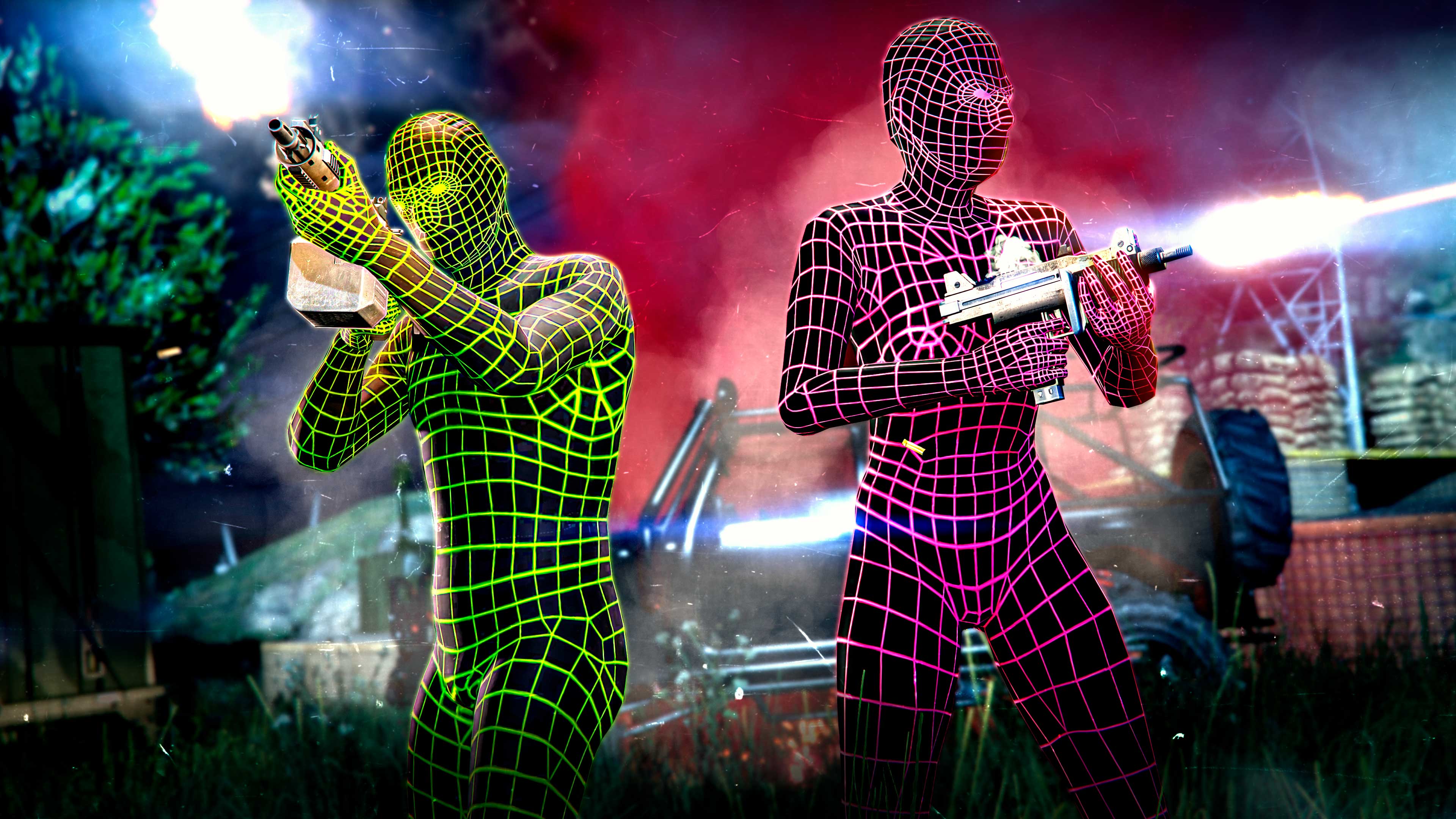 GTA Online Wireframe Suits