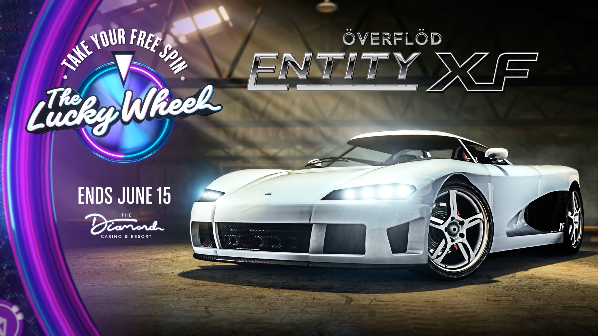 GTA Online Podium Lucky Wheel kocsi: Överflöd Entity XF