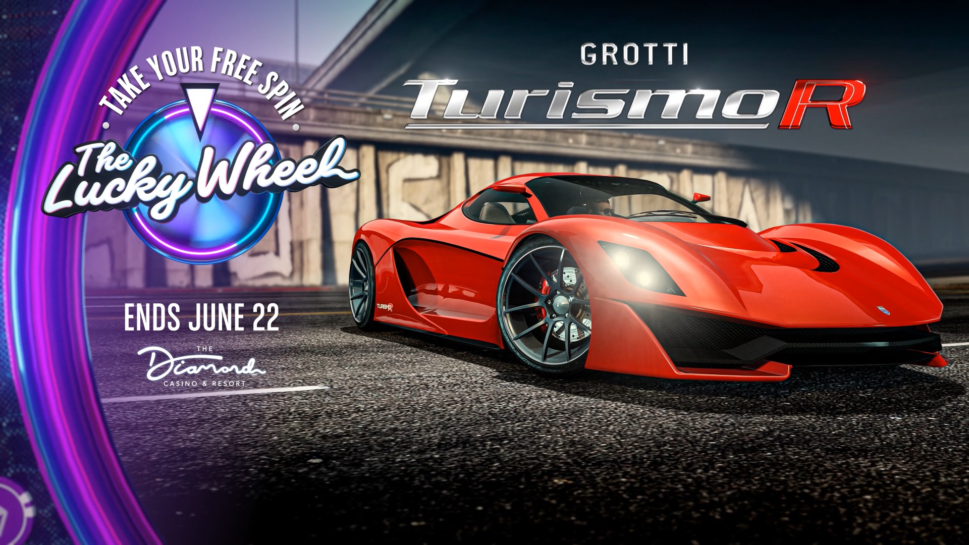 GTA Online Podium Lucky Wheel kocsi: Grotti Turismo R