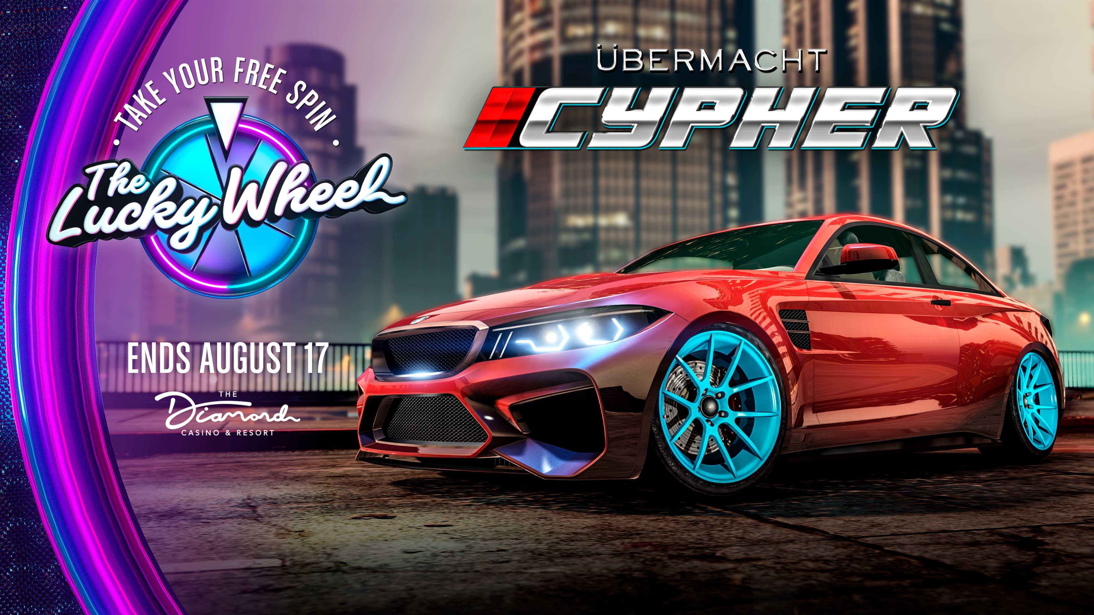 GTA Online Podium Lucky Wheel kocsi: Übermacht Cypher